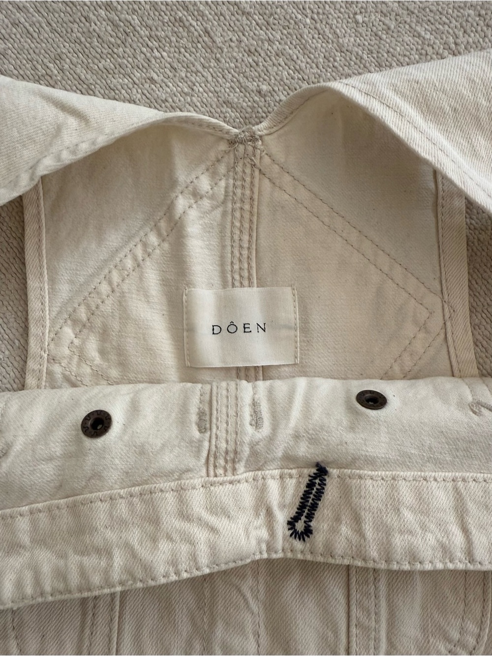 Doen | Myrtle Overalls | Oatmilk | Size 27 | NWOT - Picture 3 of 7